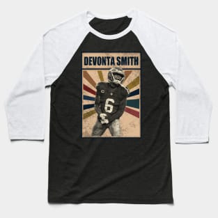 Philadelphia Eagles DeVonta Smith Baseball T-Shirt